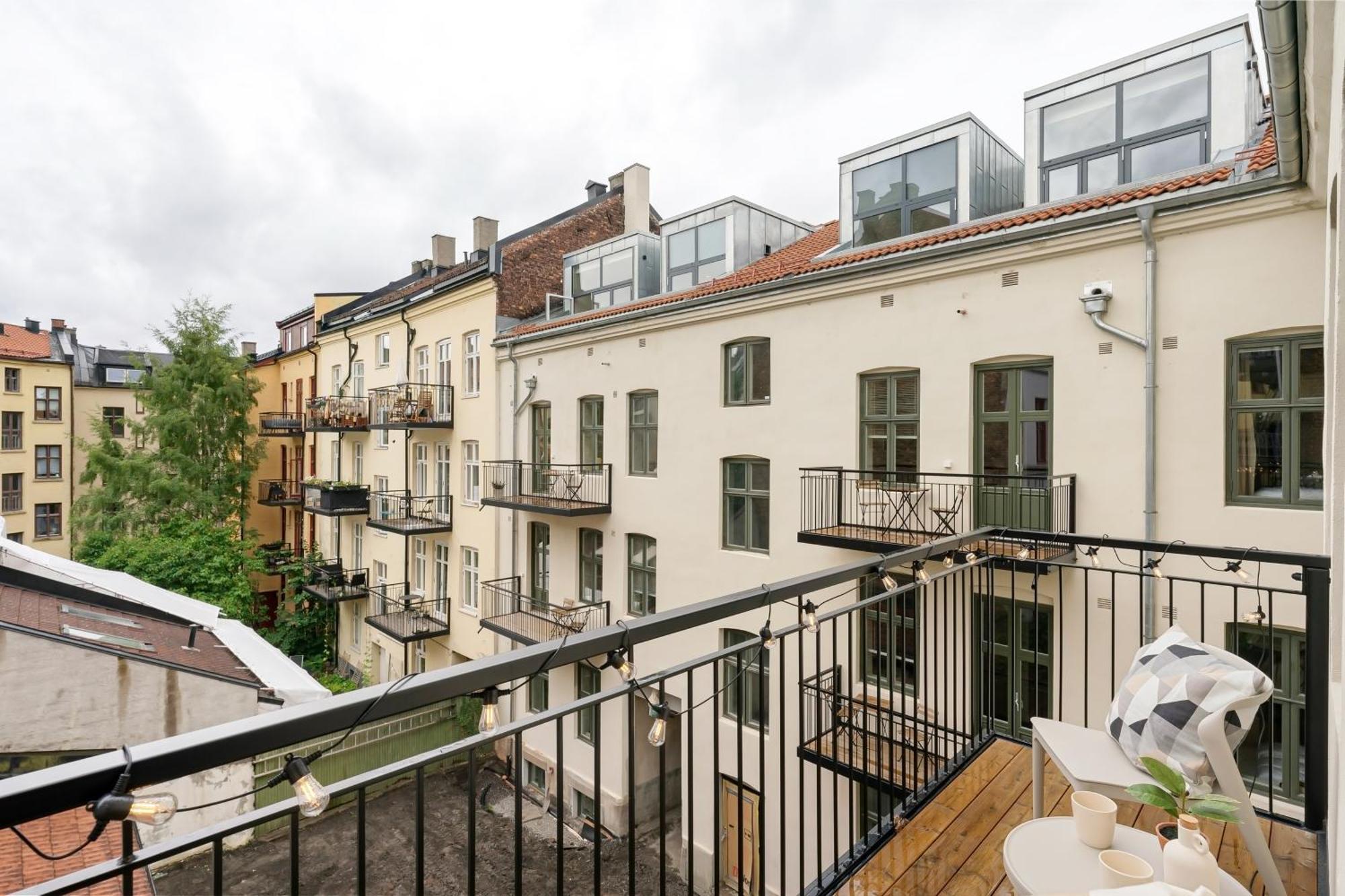 Dinbnb Apartments Gruenerlokka I 2-Bedroom With Balcony Oslo Esterno foto