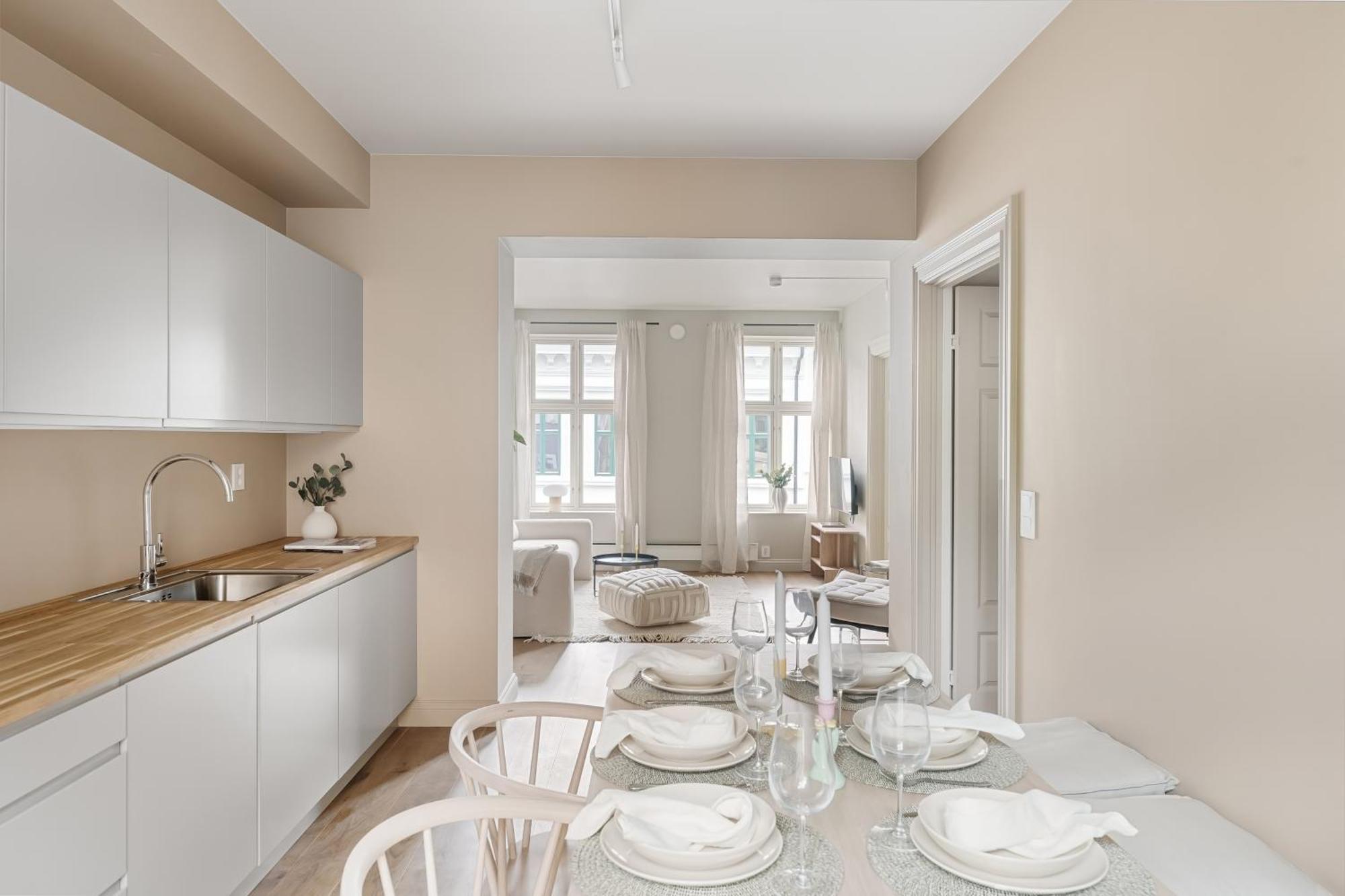 Dinbnb Apartments Gruenerlokka I 2-Bedroom With Balcony Oslo Esterno foto